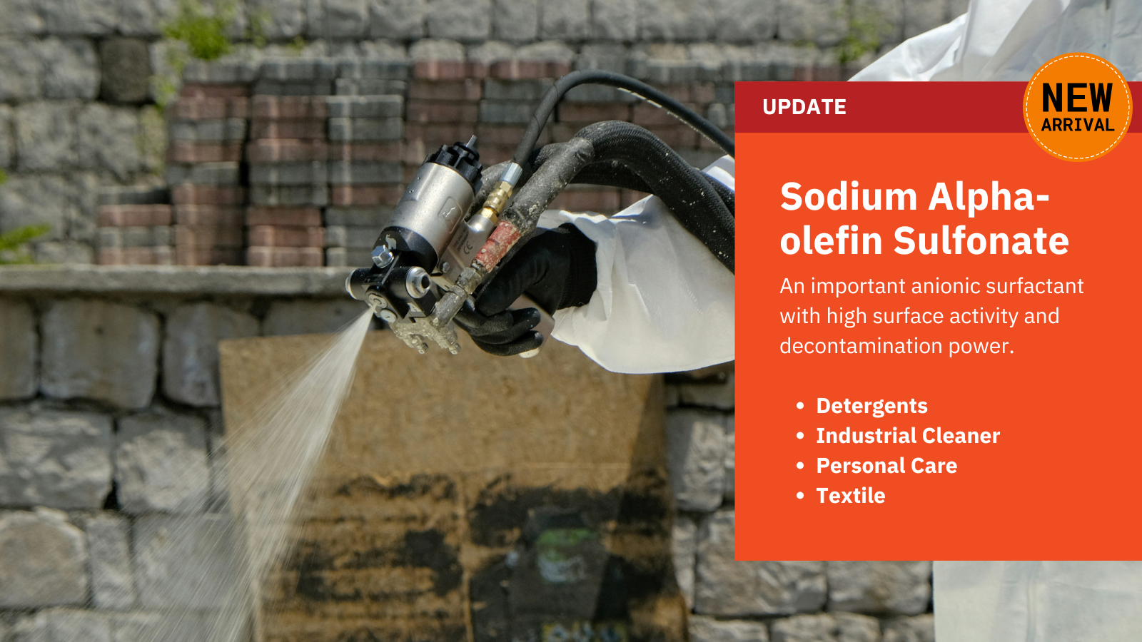 Công ty nước ngoài hóa học Dotachem đã được thêm vào sản phẩm natri alpha-olefin sulfonate mới có sẵn!