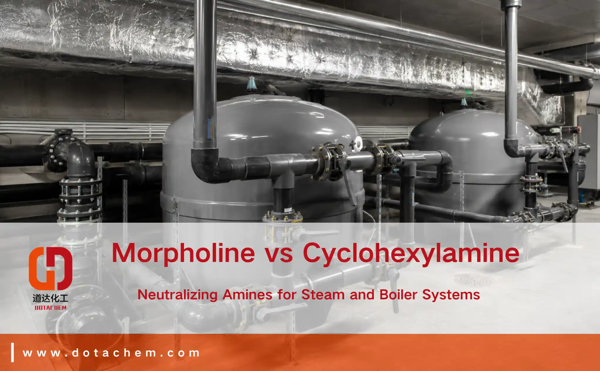 Morpholine vs Cyclohexylamine: Trung hòa amin cho hệ thống hơi nước và nồi hơi